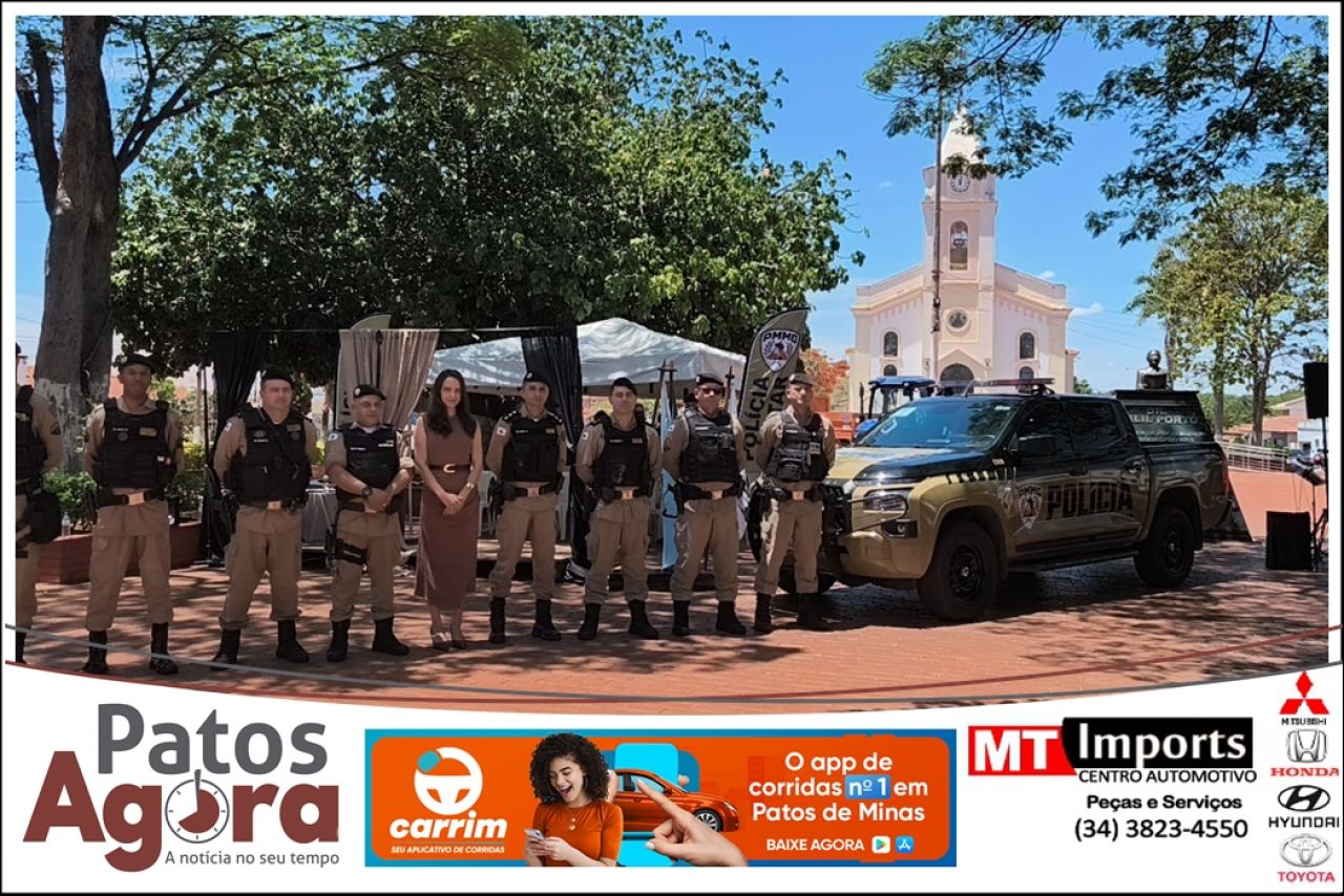 Polícia Militar recebe nova viatura L200 para reforçar Patrulhamento Rural em Abadia dos Dourados