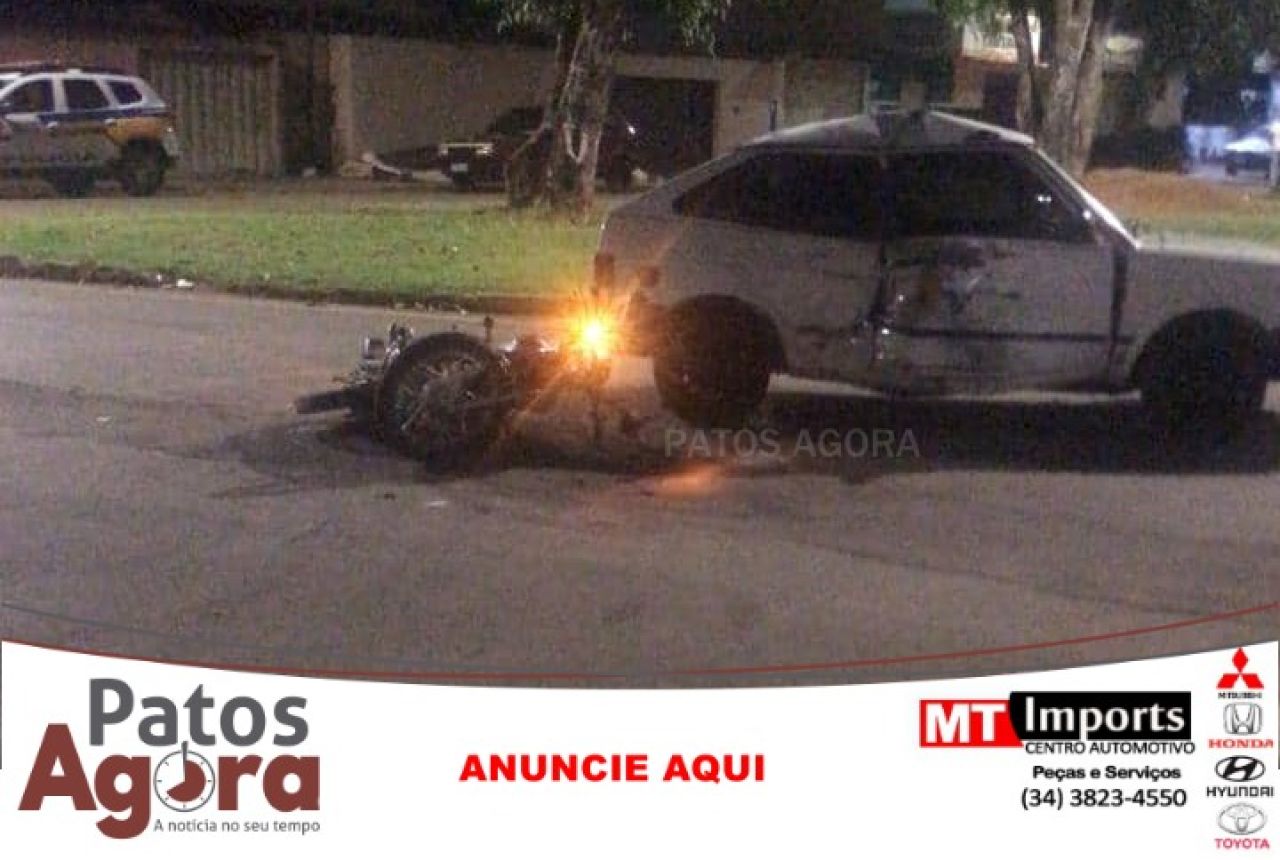 Jovem de 15 anos morre e dois ficam feridos entre colisão de Gol e motocicleta em Serra do Salitre 