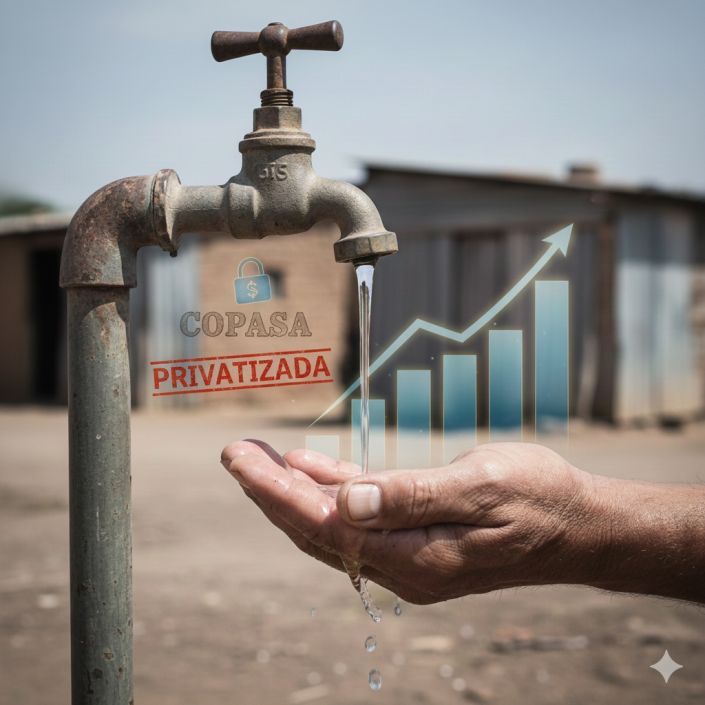 A água na balança do lucro: a privatização da Copasa pode ser um risco para você