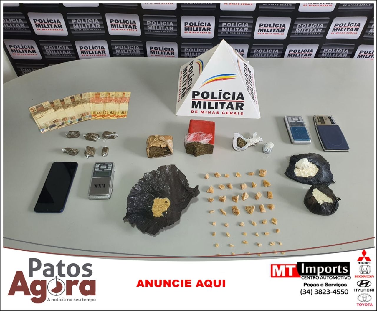 Operação policial em Monte Carmelo resulta na prisão de 5 suspeitos de tráfico de drogas