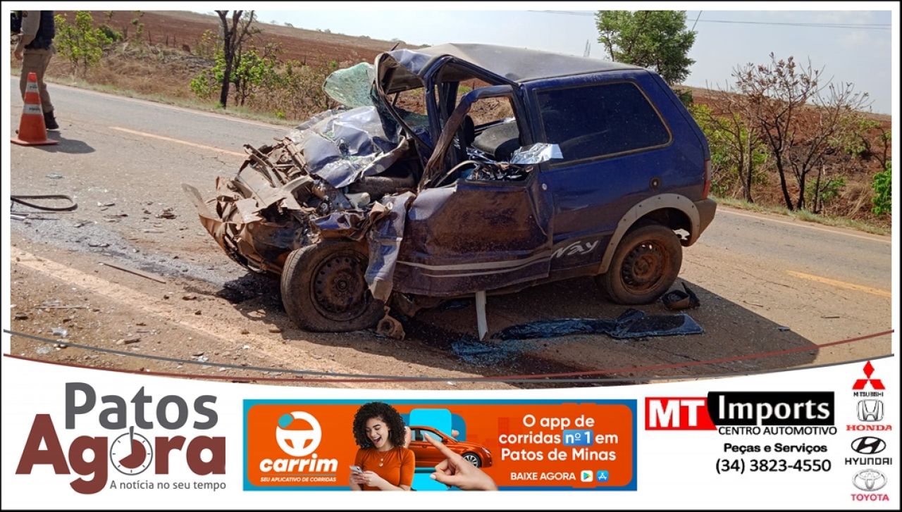 Ultrapassagem indevida provoca acidente com duas mortes na BR-352