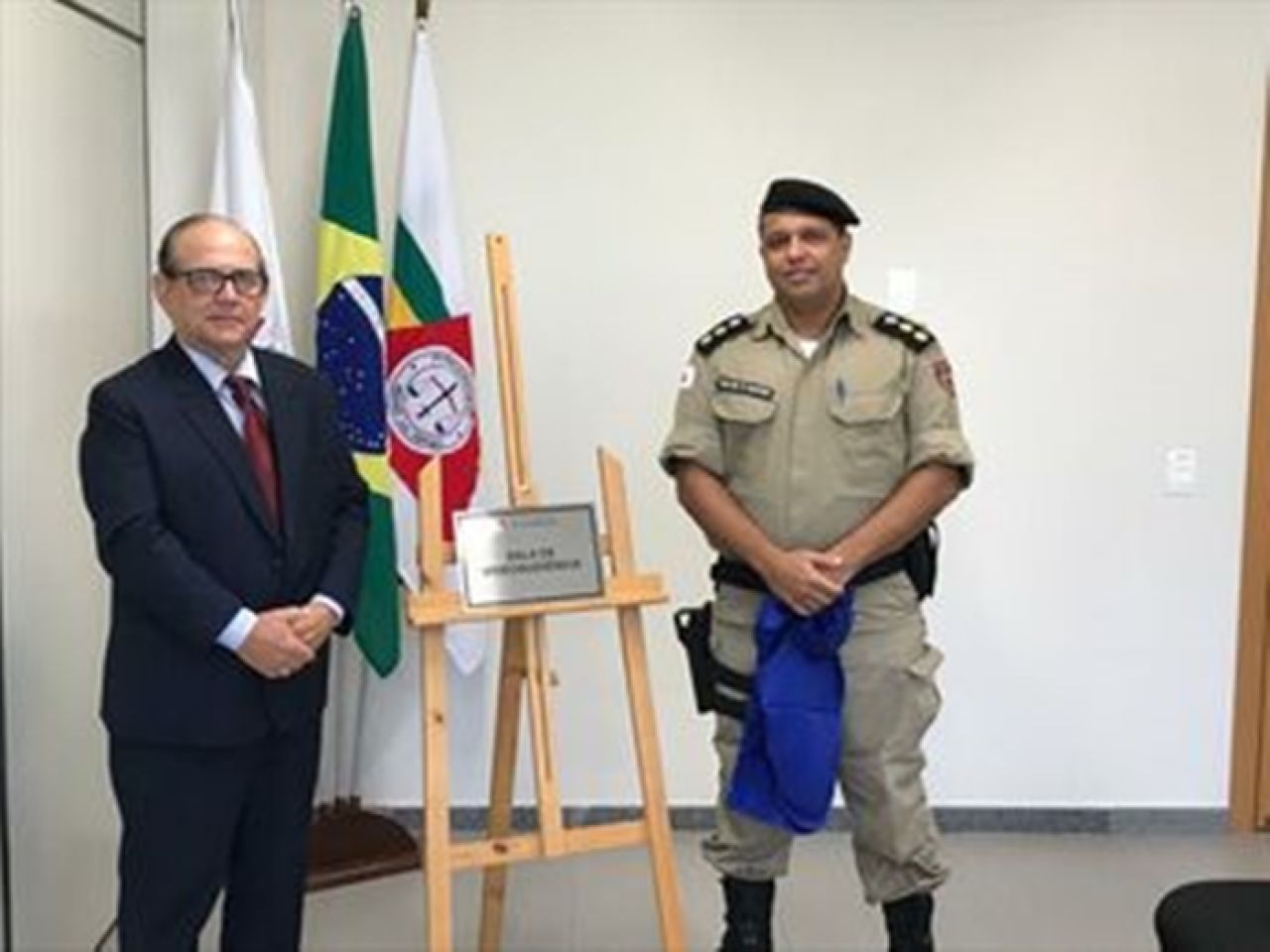 Polícia Militar inaugura sala da Justiça Militar no Fórum de Patos de Minas