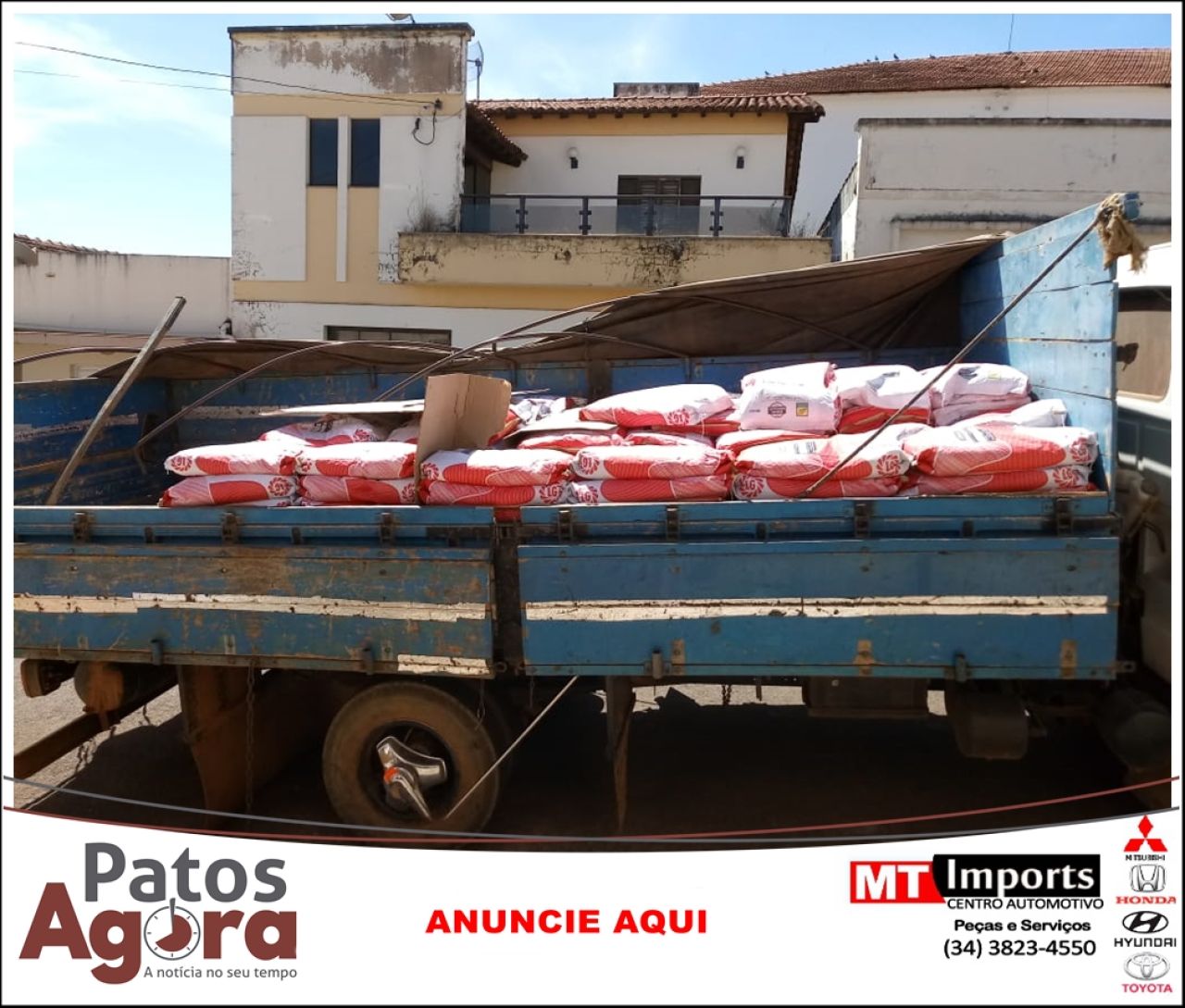 Polícia Civil apreende 240 sacas de sementes de milho avaliadas em 240 mil reais
