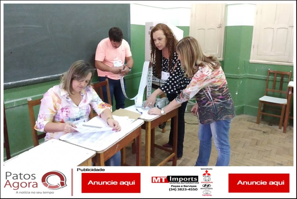 Veja os primeiros resultados de urnas em Patos de Minas