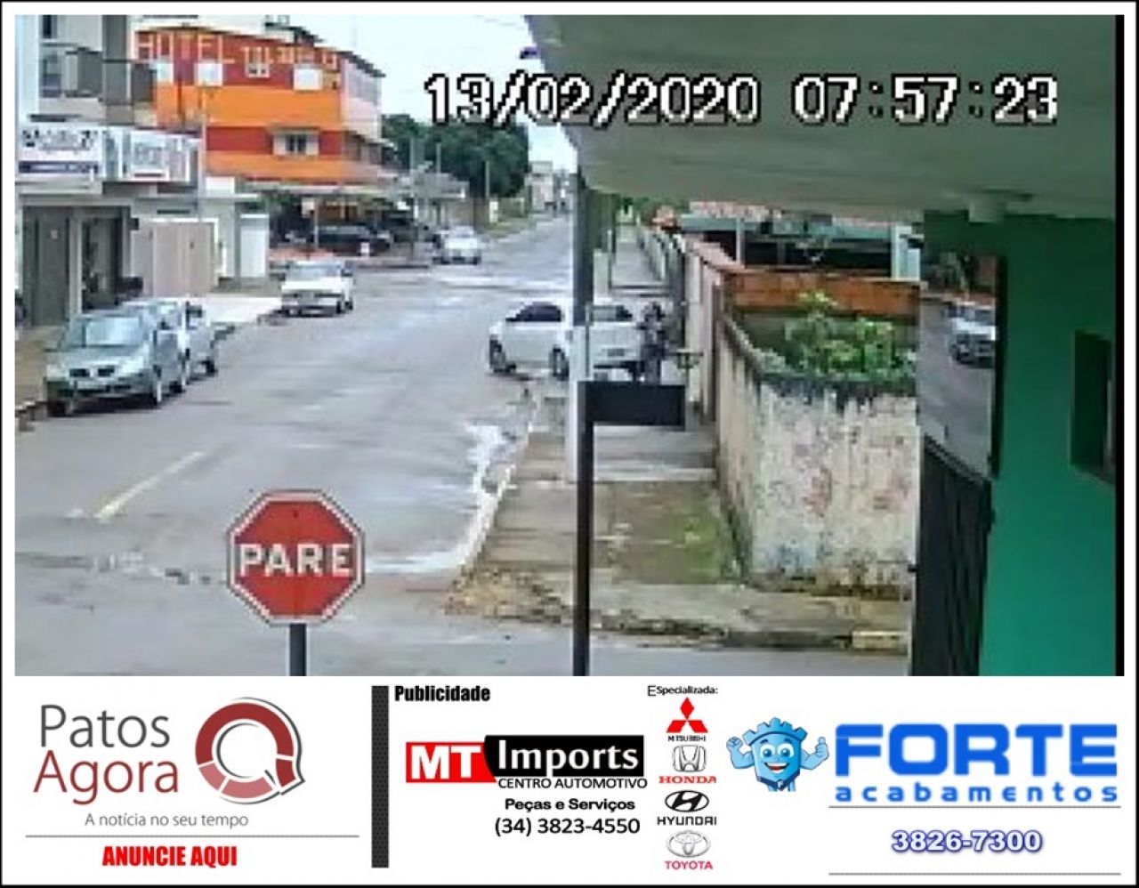 Motorista inabilitado tem mal súbito e atropela pedestre em Serra do Salitre