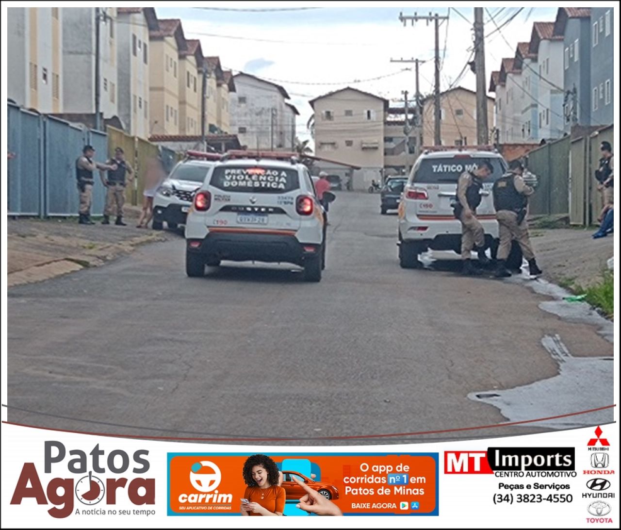 Jovem tenta matar ex-companheiro e acaba presa em Patos de Minas