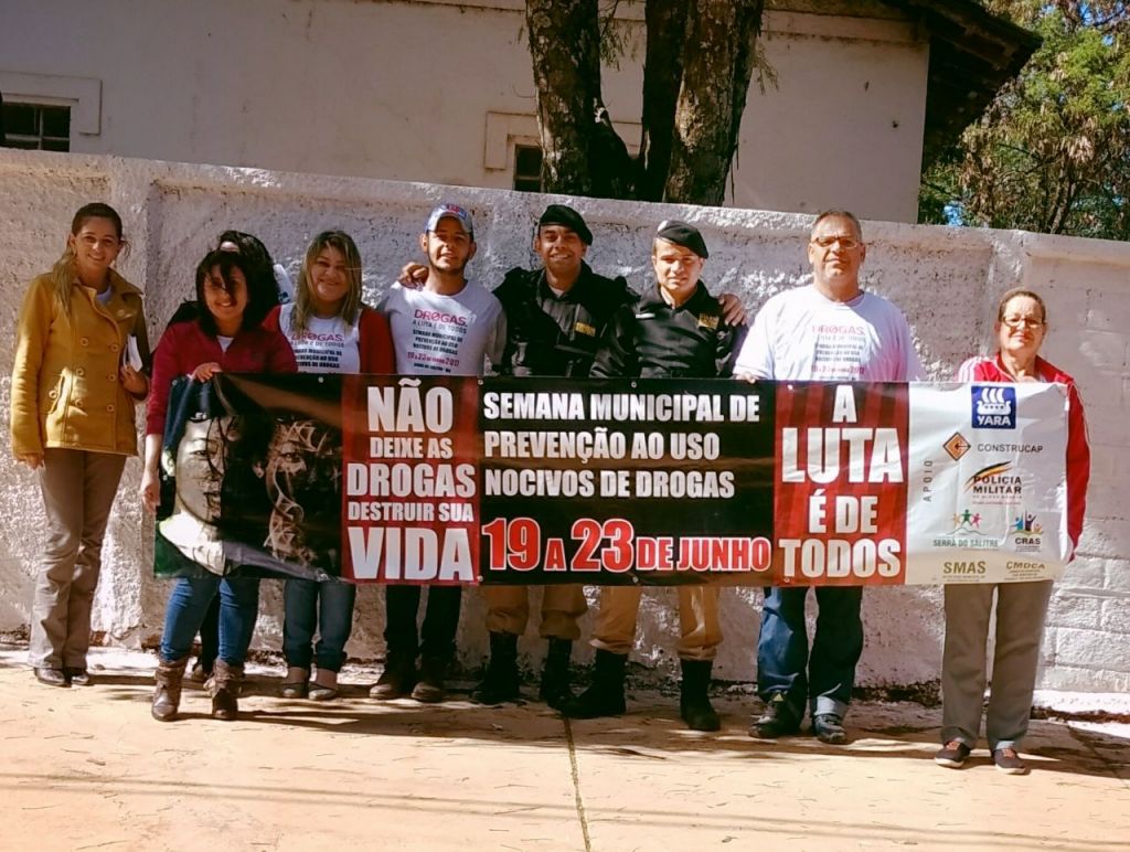 Semana Municipal de Prevenção ao Uso Nocivo de Drogas acontece em Serra do Salitre