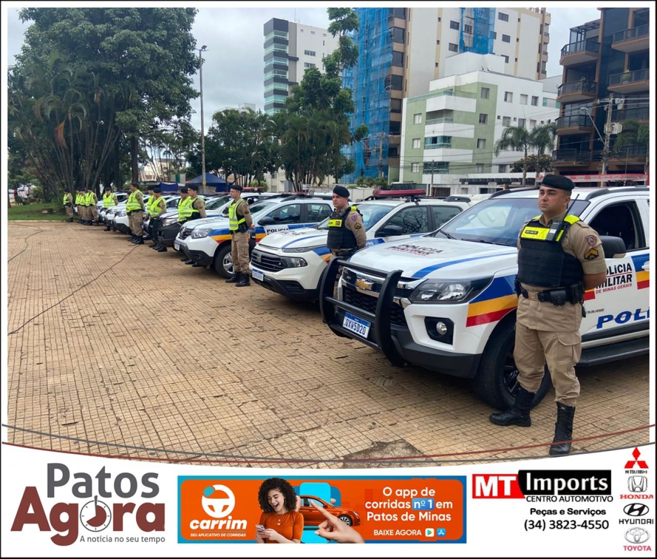 Operação Férias Seguras 2025 é lançada em Patos de Minas e em todo o Estado