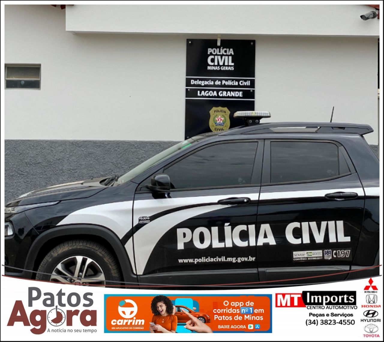 PCMG prende suspeito de abusar sexualmente de sete vítimas em Lagoa Grande