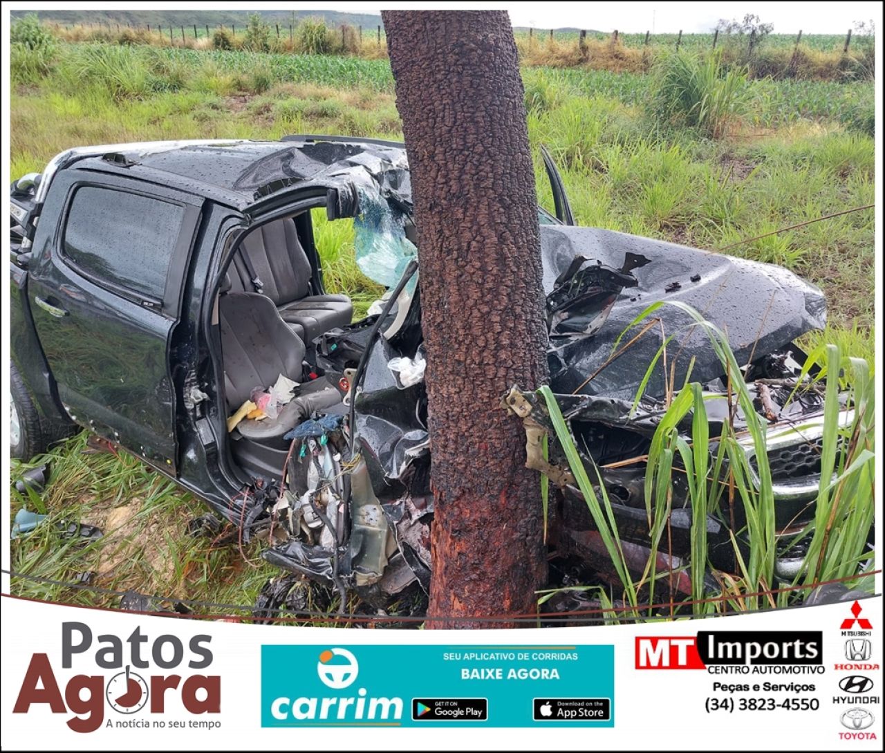 Passageira De Caminhonete Fica Gravemente Ferida Em Acidente Na Rodovia ...