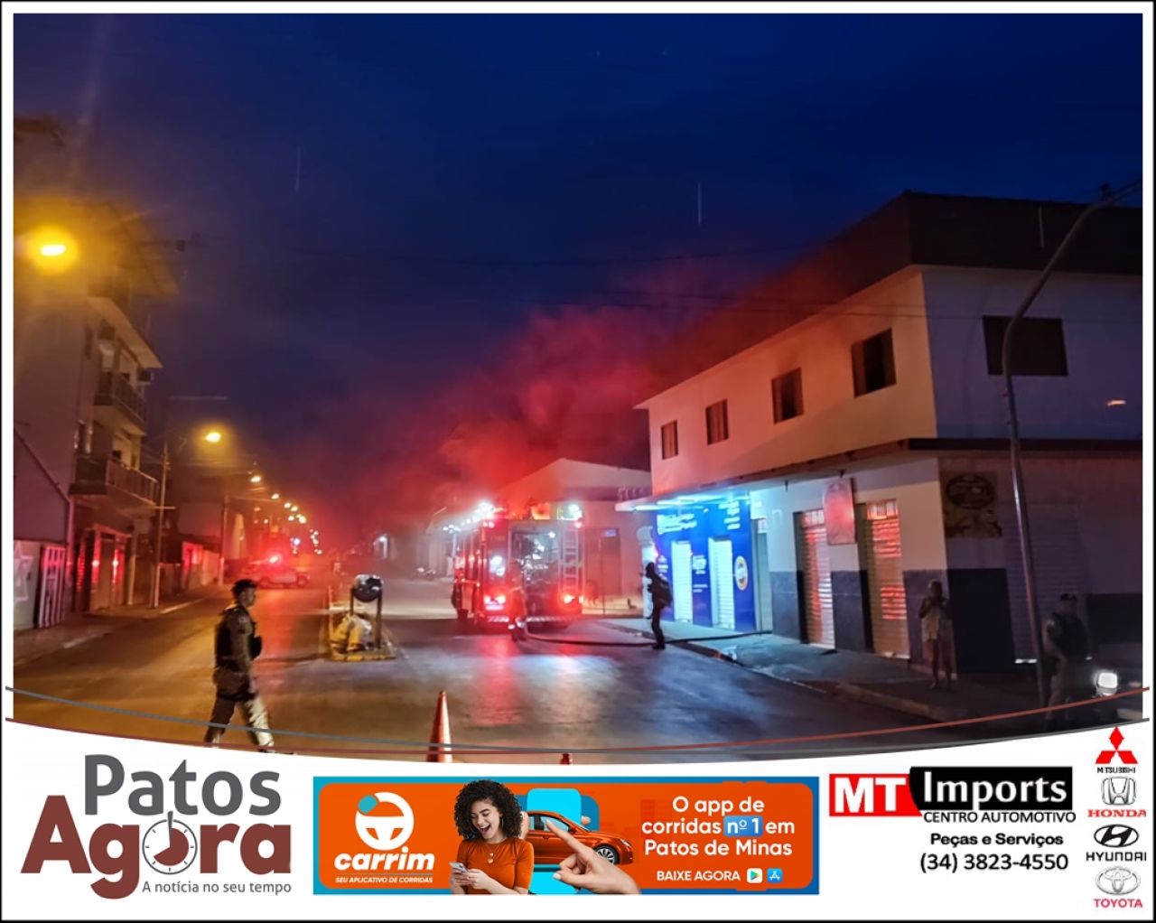 Bombeiros atendem ocorrência de incêndio em apartamento; vela acesa pode ter sido a causa