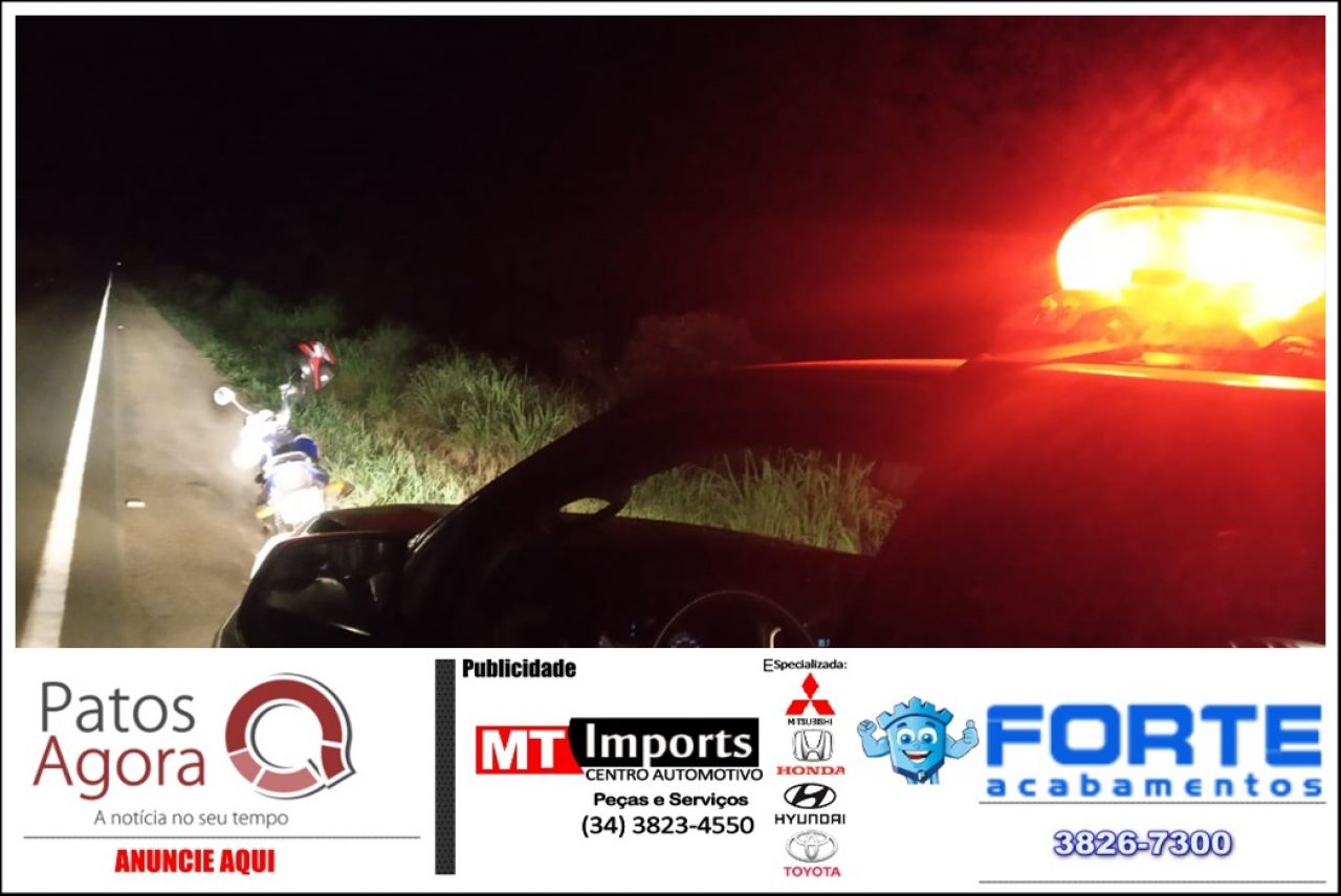Motociclista inabilitado e embriagado é preso durante Operação Lei Seca na rodovia MG-233