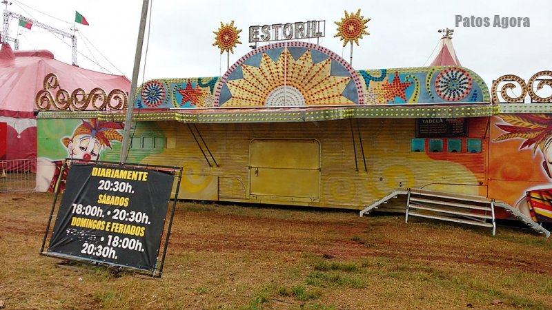 Circo Estoril pela primeira vez em Patos de Minas com várias atrações
