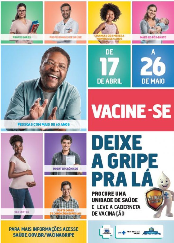 Campanha de vacinação contra a gripe tem início em Patos de Minas 