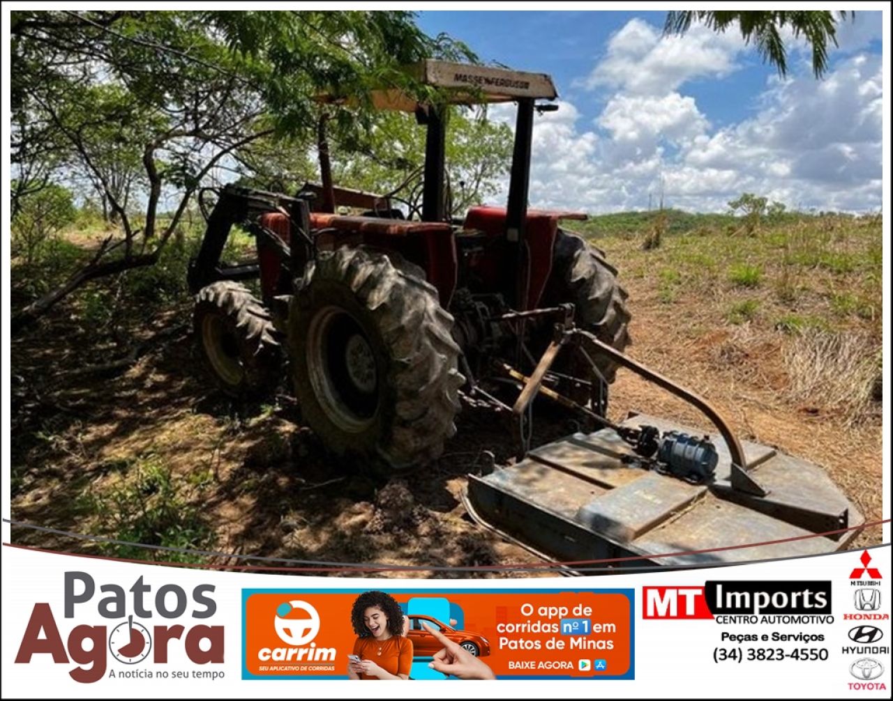 Trabalhador rural de 64 anos morre após ser atropelado por trator em fazenda de Lagoa Grande