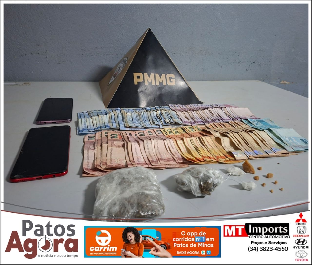 Mulher de 47 anos é presa por usar adolescente para vender drogas em estrutura improvisada