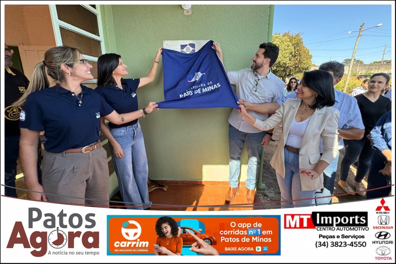Prefeitura de Patos de Minas inaugura reforma do Centro de Controle de Zoonoses