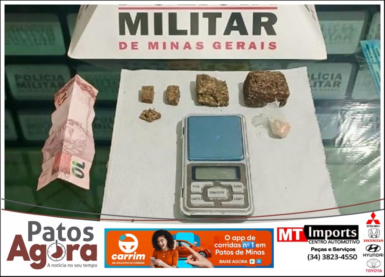 Homem é preso por tráfico e desacato após flagrante de venda de drogas