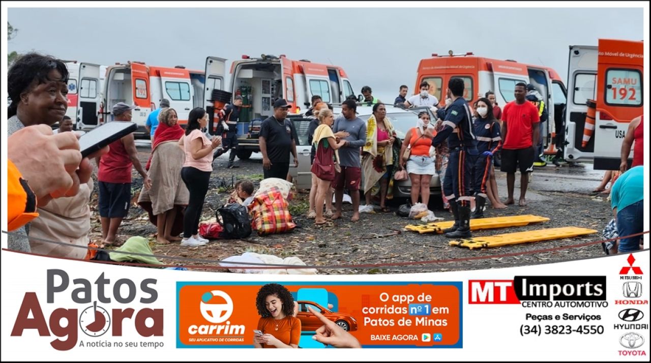 Sobe para seis o número de mortos em trágico acidente com ônibus na BR-365