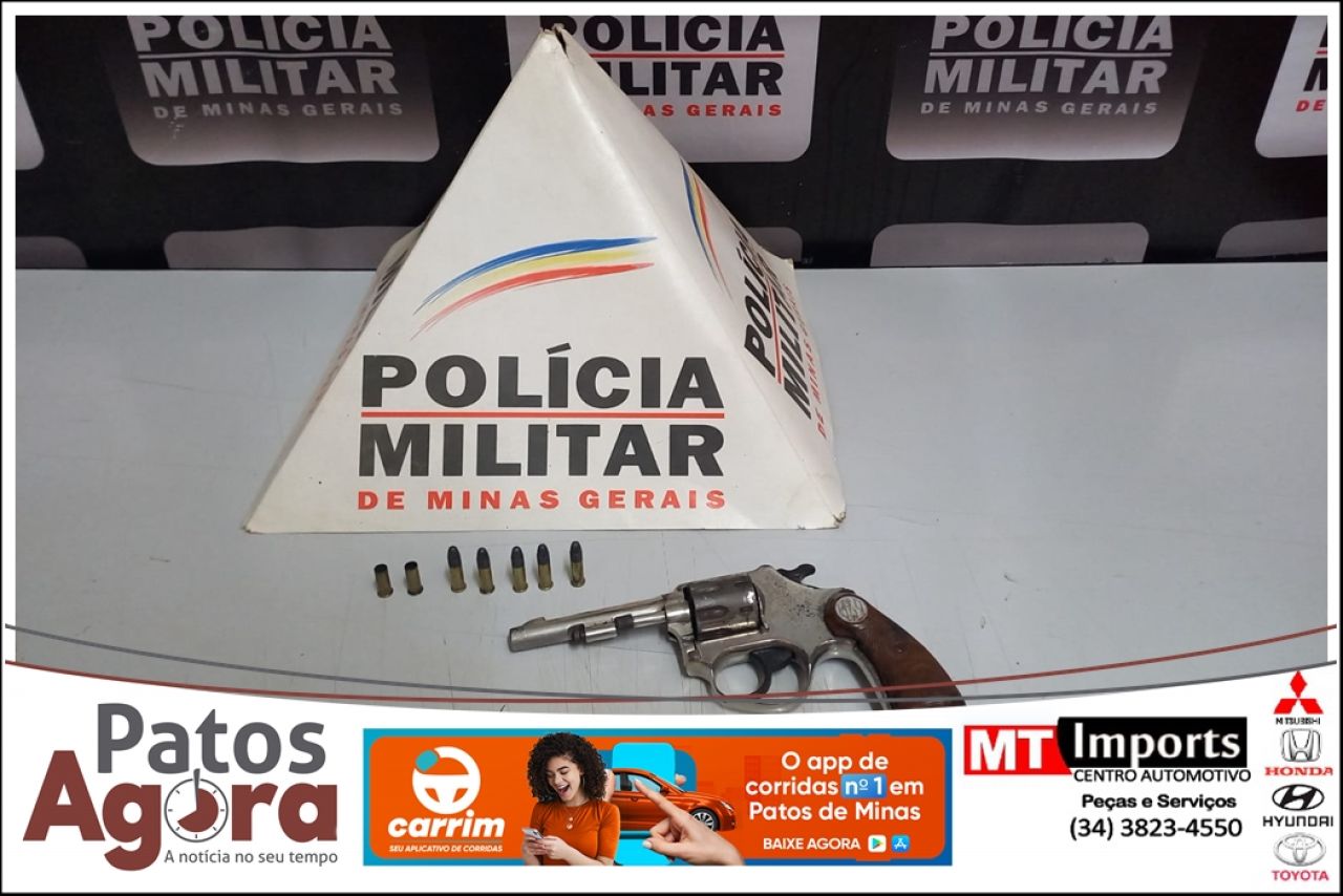 Polícia Militar prende autor por disparos de arma de fogo em via pública