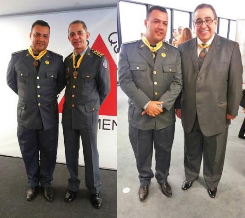 Comandante da 2ª Companhia de Bombeiros de Patos de Minas recebe medalha em Belo Horizonte