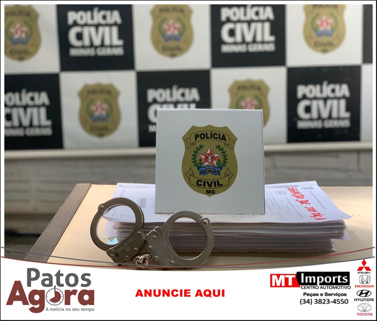 Polícia Civil de Carmo do Paranaíba prende três indivíduos por homicídio e ocultação de cadáver