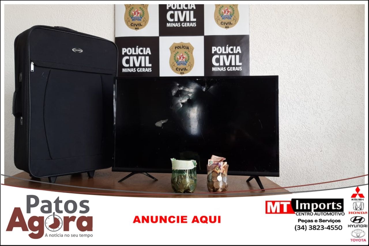 PCMG recupera materiais furtados em Patos de Minas