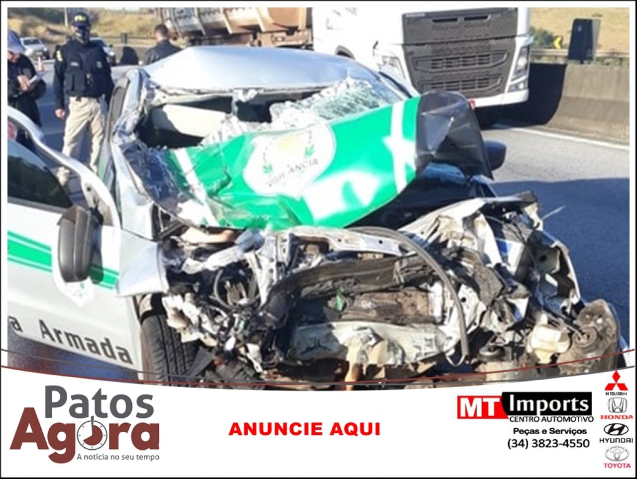 Motorista de escolta armada de Patos de Minas morre em acidente na rodovia Fernão Dias