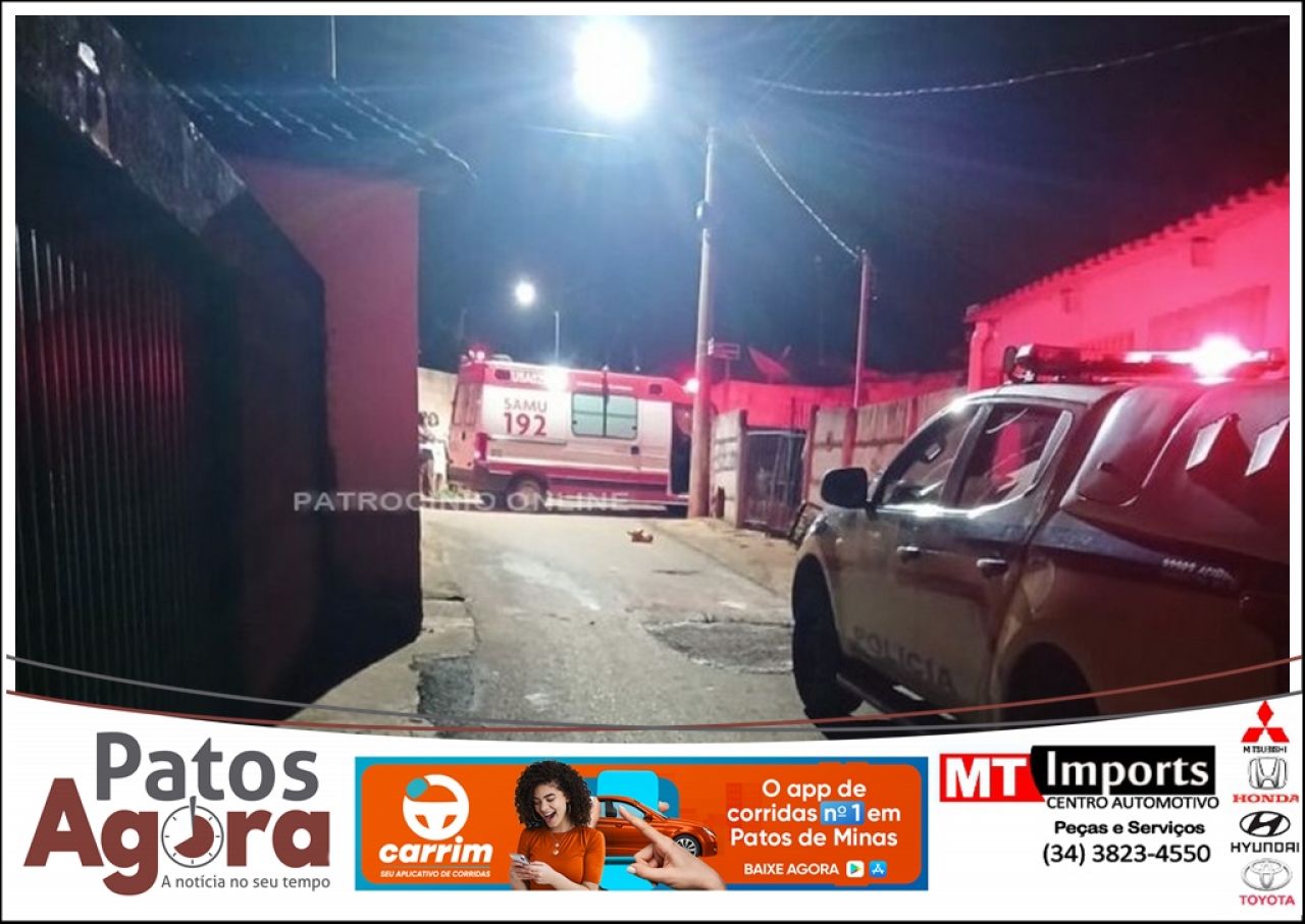 Jovem é assassinato com 11 disparos em Patrocínio após ser chamado à porta de casa