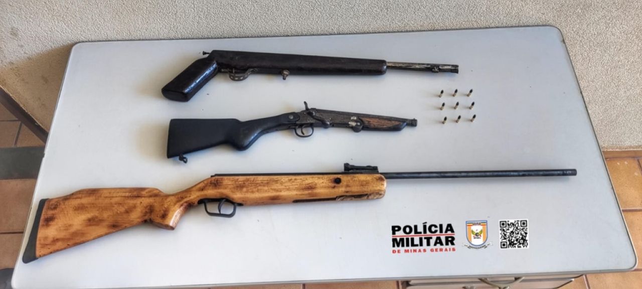 Homem é preso por porte ilegal de arma de fogo e munições na rodovia MG-190