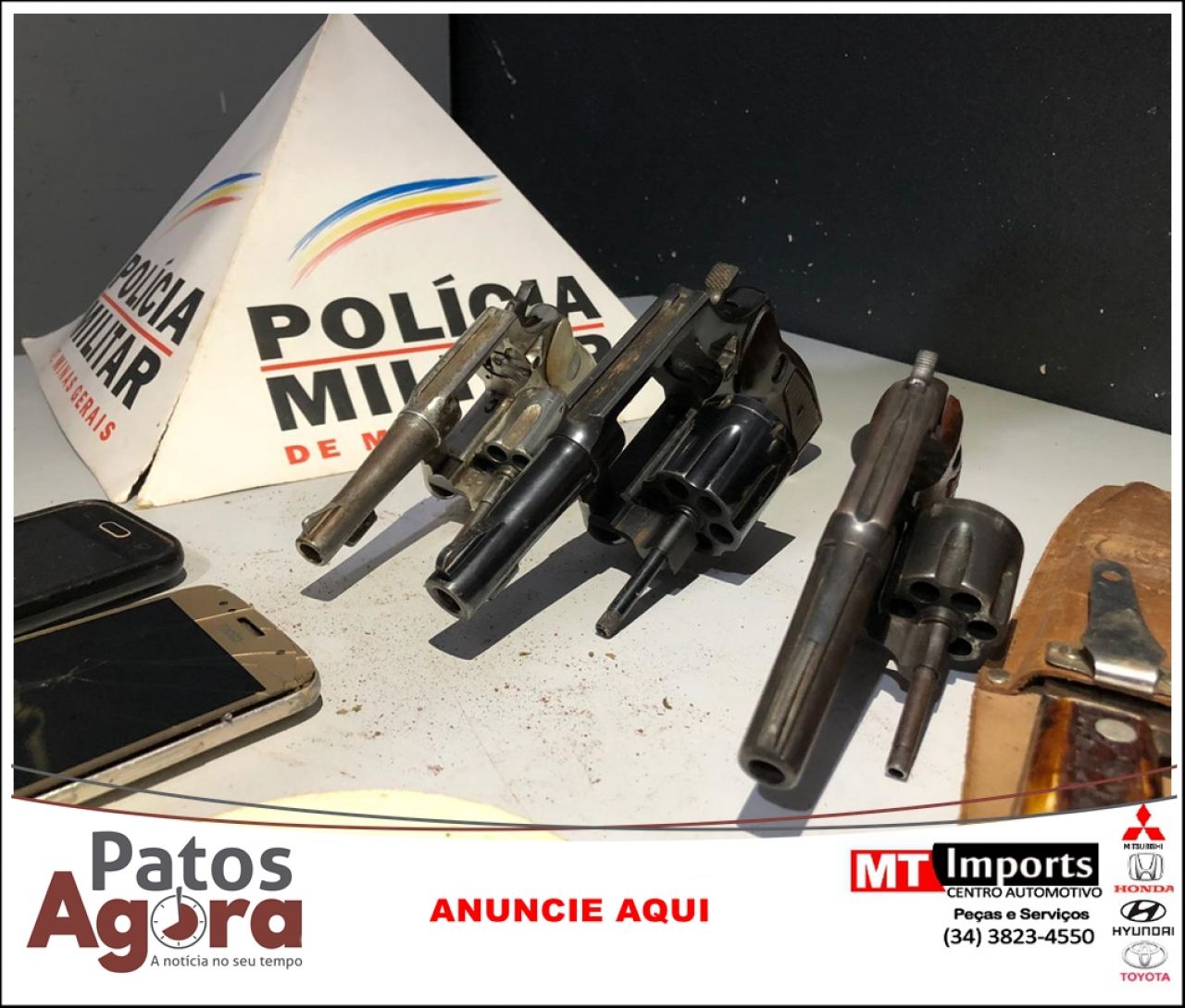 PM prende quadrilha que assaltou propriedade na zona rural de Patos de Minas