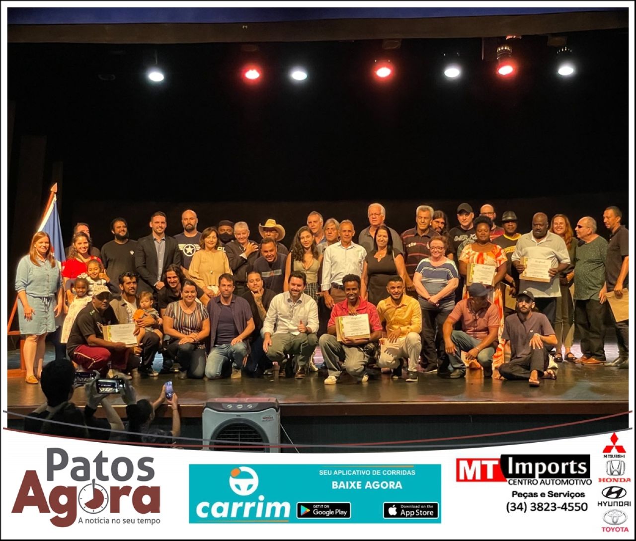 Prefeitura de Patos de Minas realiza premiação de mestras e mestres das culturas populares