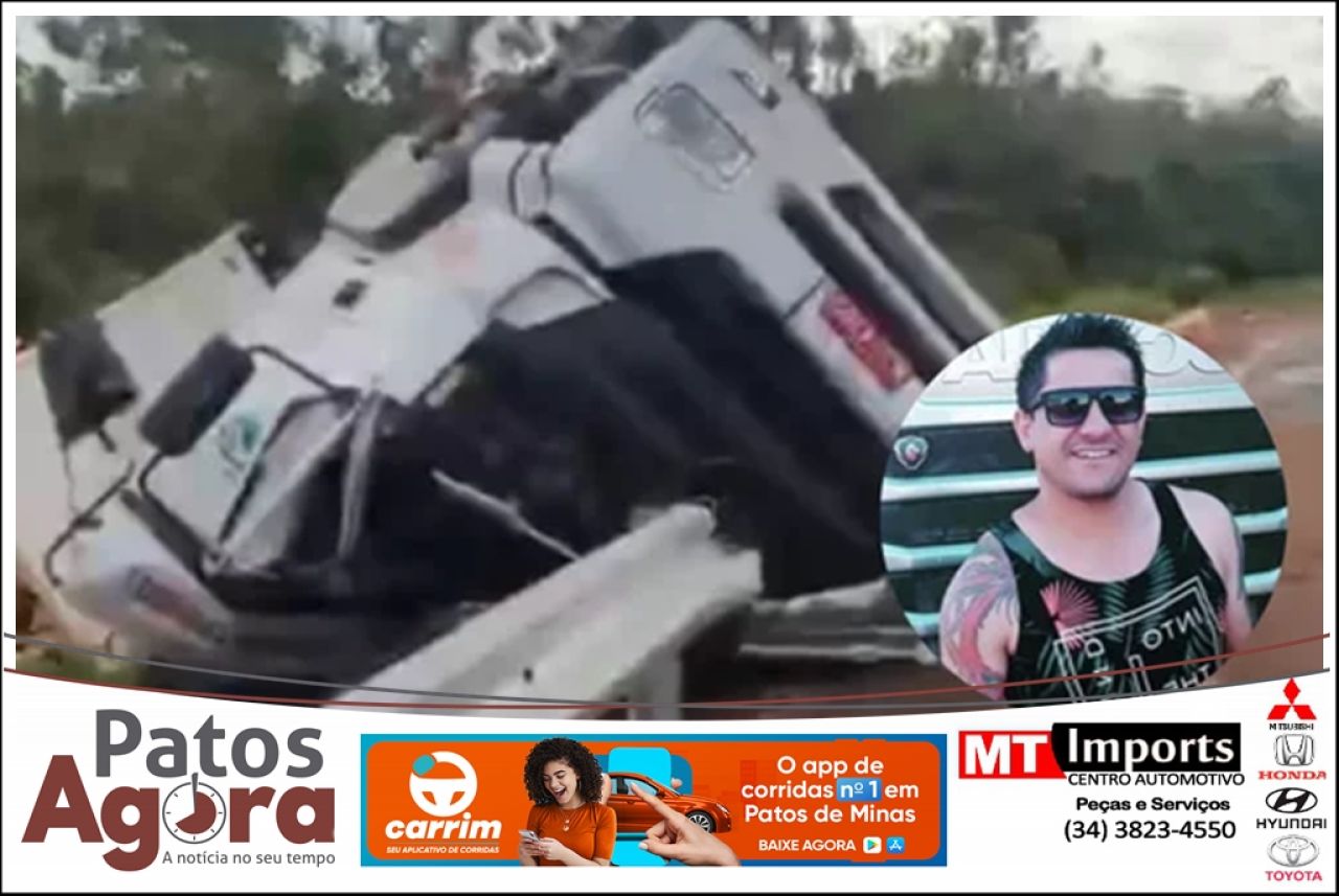Motorista de Patos de Minas morre em grave acidente na rodovia MA-006 no Maranhão