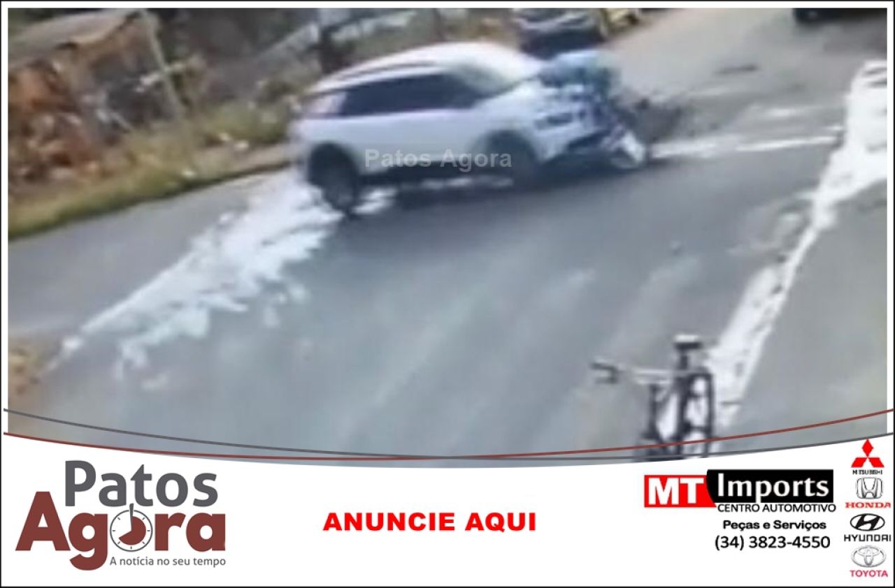 Motociclista Fica Ferido Ao Ser Atingido Por Carro Que Avançou Semáforo Vermelho Patos Agora 7918