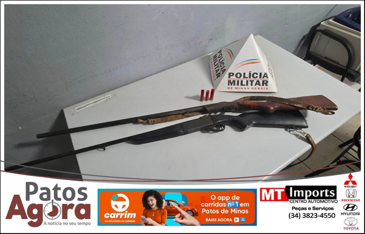 Homem é preso por ameaçar mototaxista com espingarda após se recusar a pagar corrida na zona rural