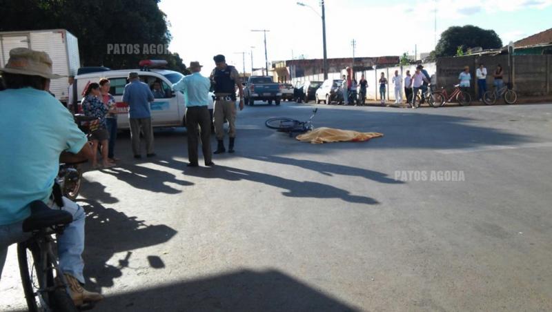 Criança morre após ser atropelada por caminhão em Lagoa Formosa