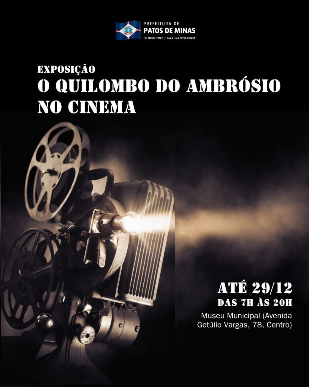 Exposição O Quilombo do Ambrósio no Cinema segue até o dia 29 de dezembro